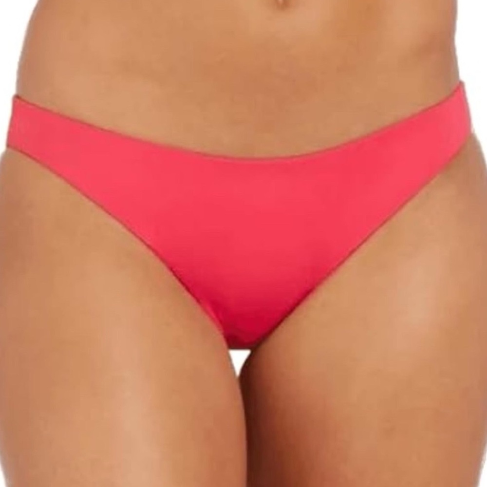 Spanx Medium Bottoms Bikini in Hibiscus Classic brief moderate coverage NWT